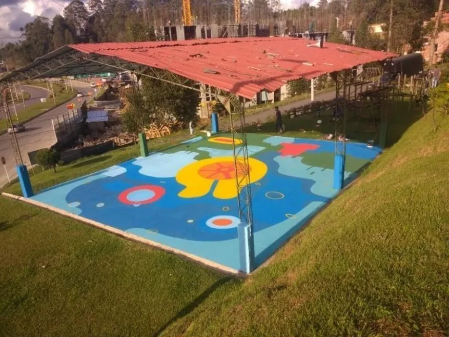 Detalle 2 de Mural Ciclos, 2018, Rionegro, Antioquia