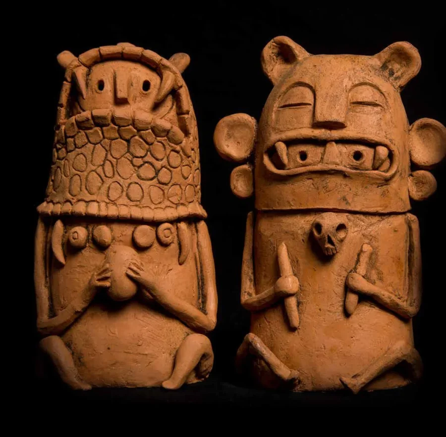 Escultura Curanderos sin nombre: Objeto ritual 2, serie Curanderos sin nombre, 2020