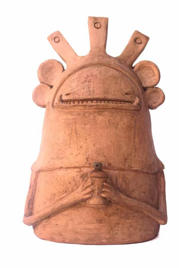 Escultura Curanderos sin nombre: Objeto ritual 3, serie Curanderos sin nombre, 2020