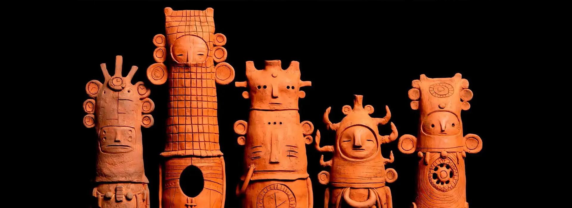 Esculturas de la serie Curanderos sin nombre