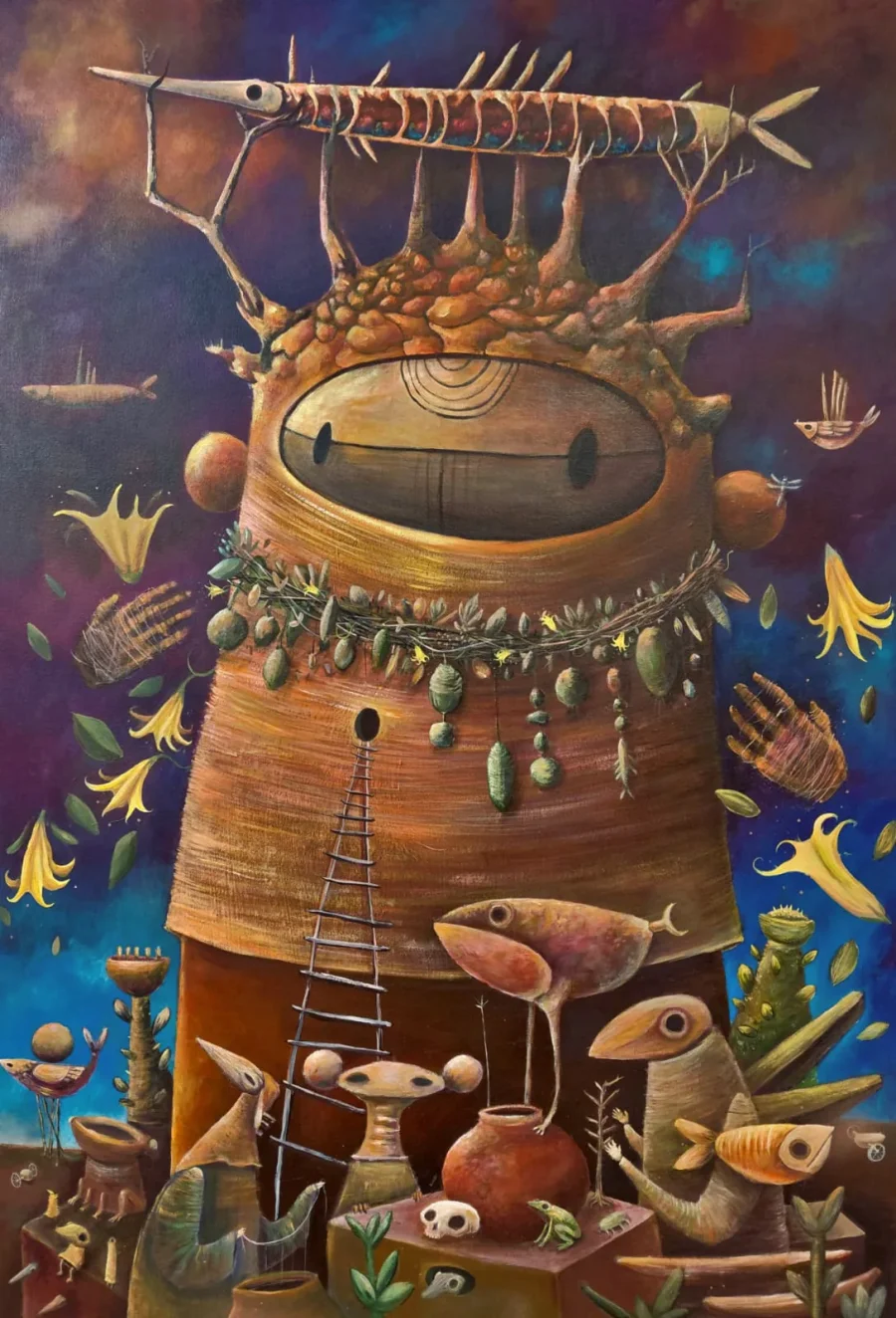 Pintura Custodios del aire