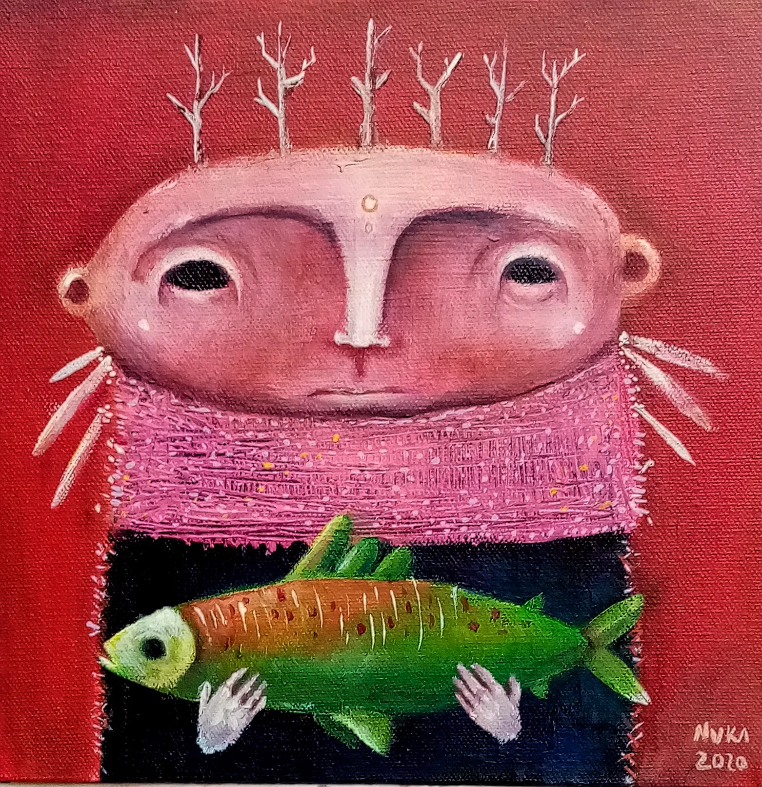 Pintura De la serie Custodios I