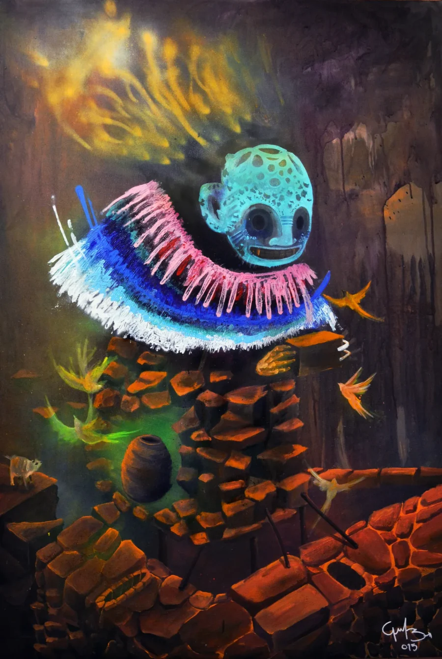 Pintura De la serie Imaginados: Jaguar, serie Imaginados