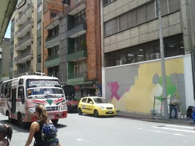 Detalle 3 de Mural Justicias Amargas, 2016, LAB 52, Centro Colombo Americano, Medellín