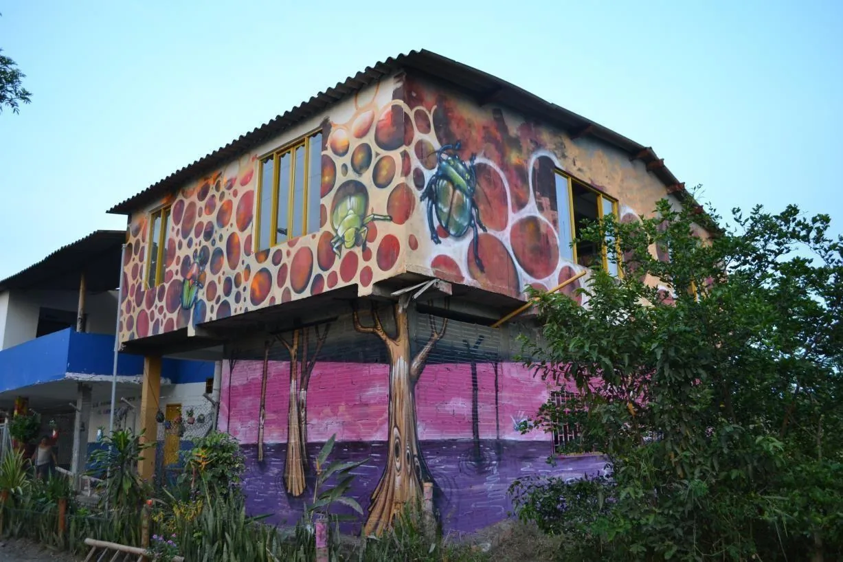 Mural Palafitos, 2016, Pereira