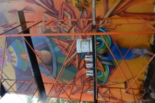 Detalle 3 de Mural Renacer, 2017, Apartadó, Antioquia