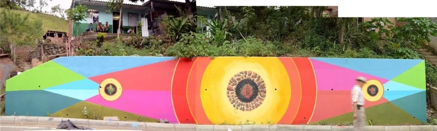 Mural Resguardo de la semilla, 2015, Peque, Antioquia