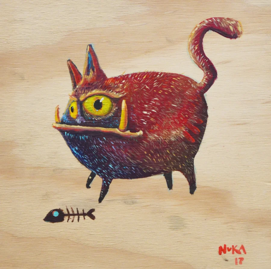 Pintura Seres imaginados II