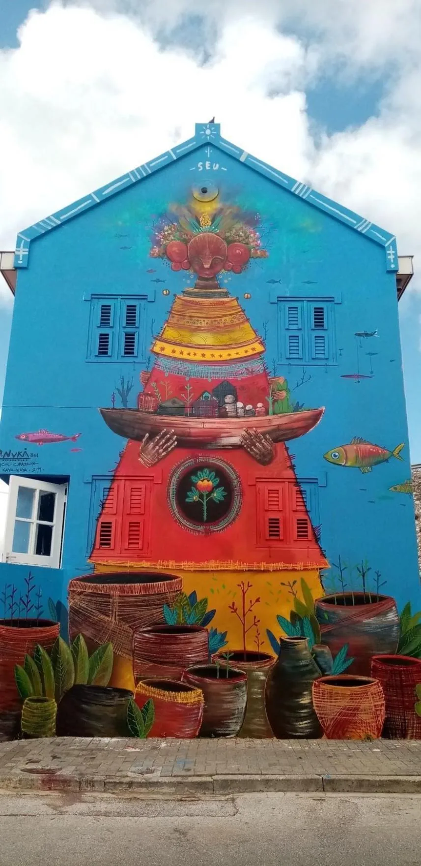 Mural SEU, 2019, Curazao
