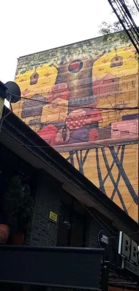 Detalle 2 de Mural Soportes, 2019, Medellín
