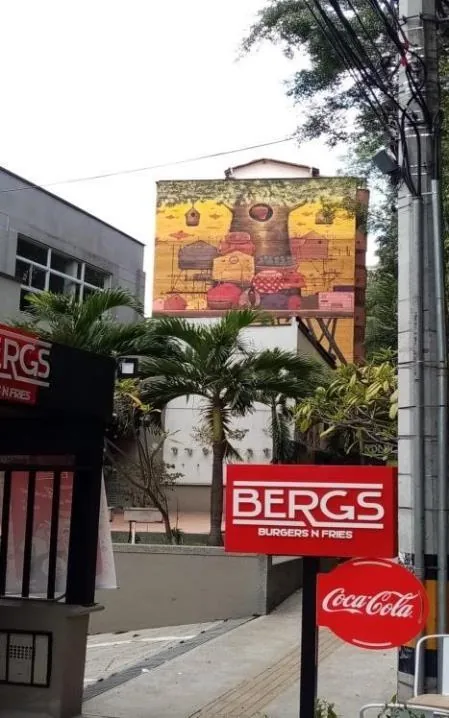 Detalle 3 de Mural Soportes, 2019, Medellín